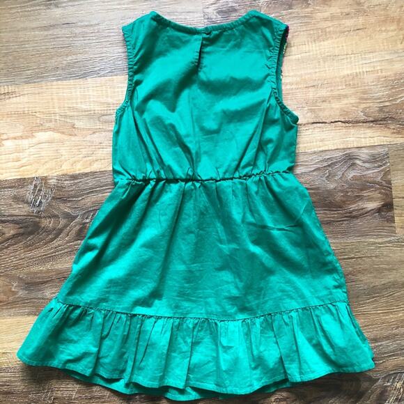 Cherokee Green Girls’ Dress Sleeveless Embroidered Flowers Size S (6) - Picture 4 of 6